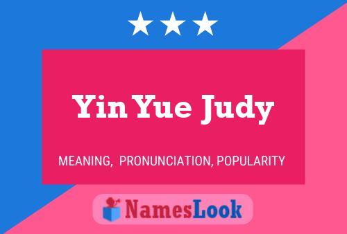 Постер имени Yin Yue Judy