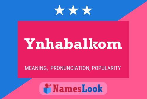 Постер имени Ynhabalkom