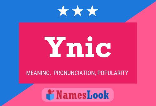 Постер имени Ynic