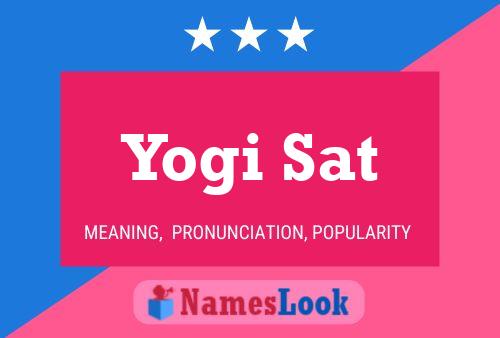 Постер имени Yogi Sat