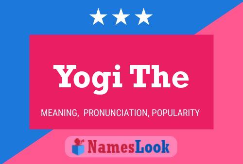 Постер имени Yogi The