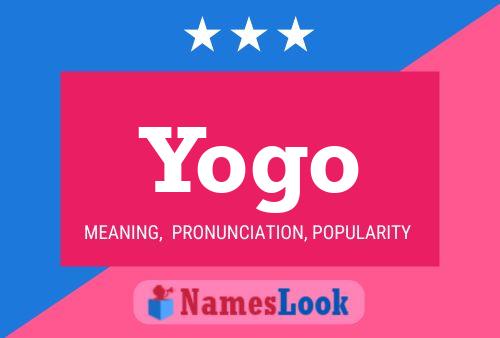 Постер имени Yogo