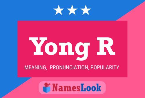 Постер имени Yong R