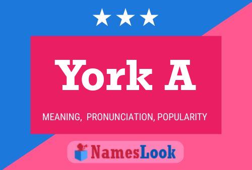 Постер имени York A