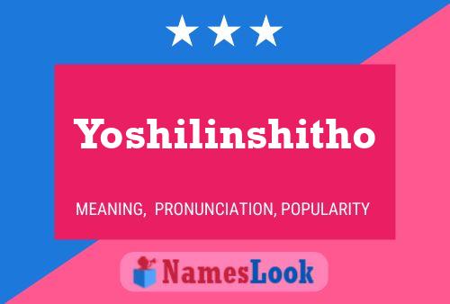 Постер имени Yoshilinshitho