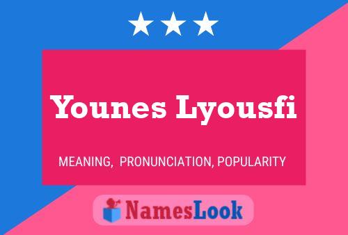 Постер имени Younes Lyousfi