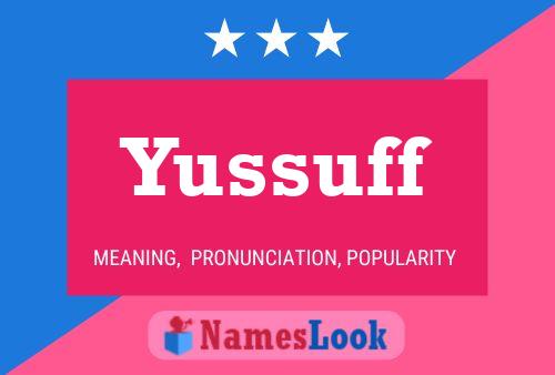 Постер имени Yussuff