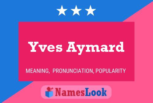 Постер имени Yves Aymard