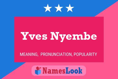 Постер имени Yves Nyembe