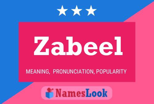 Постер имени Zabeel