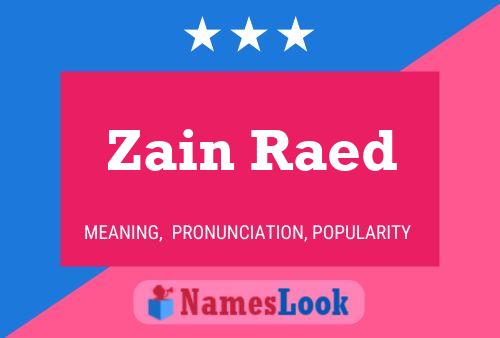 Постер имени Zain Raed