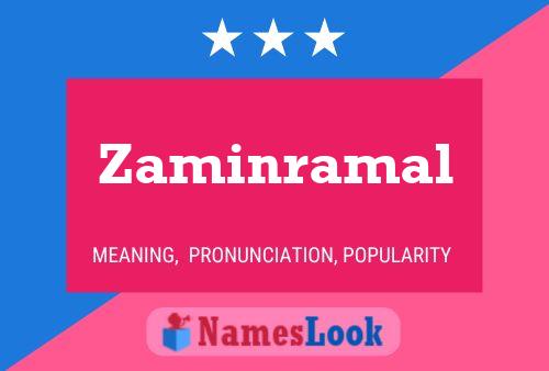 Постер имени Zaminramal