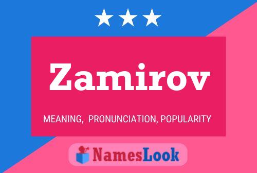 Постер имени Zamirov