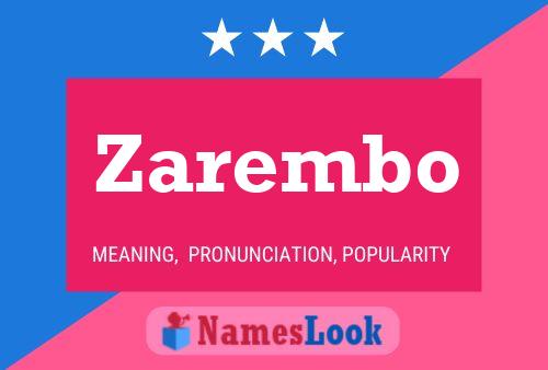 Постер имени Zarembo