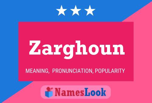 Постер имени Zarghoun