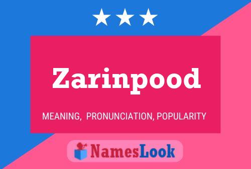 Постер имени Zarinpood