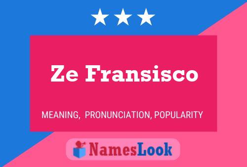 Постер имени Ze Fransisco