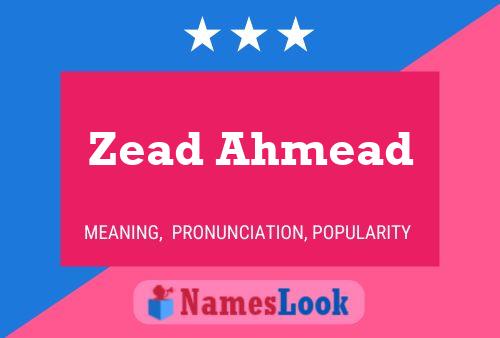 Постер имени Zead Ahmead