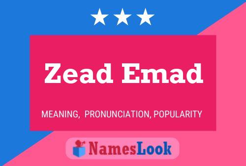 Постер имени Zead Emad