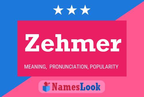 Постер имени Zehmer