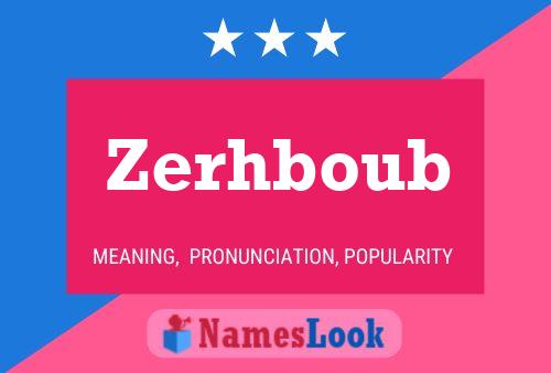 Постер имени Zerhboub