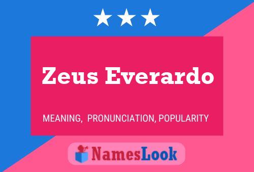 Постер имени Zeus Everardo