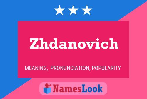 Постер имени Zhdanovich