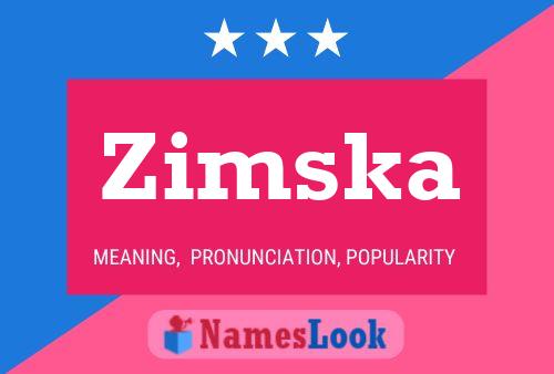 Постер имени Zimska