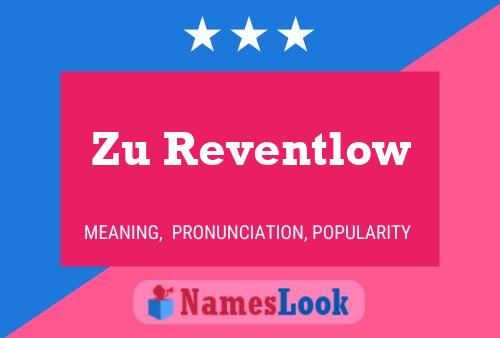 Постер имени Zu Reventlow