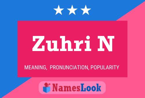 Постер имени Zuhri N